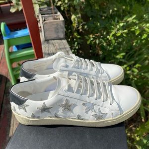 Saint Laurent Court Classic Star Sneakers size 38